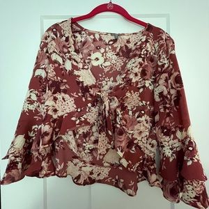 Floral Charlotte Russe Crop Top
